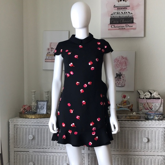 kate spade Dresses & Skirts - Kate Spade floral ruffle mini dress 0